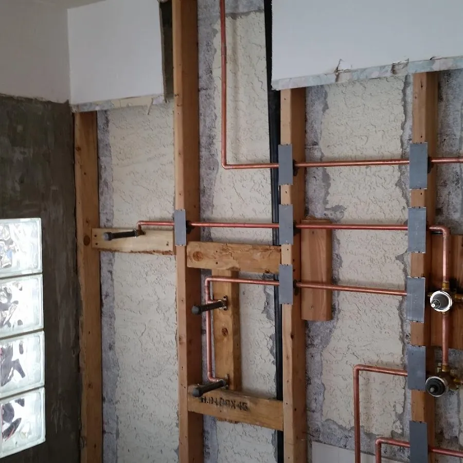 Copper pipe installation for Burst Pipe Repair in Mission