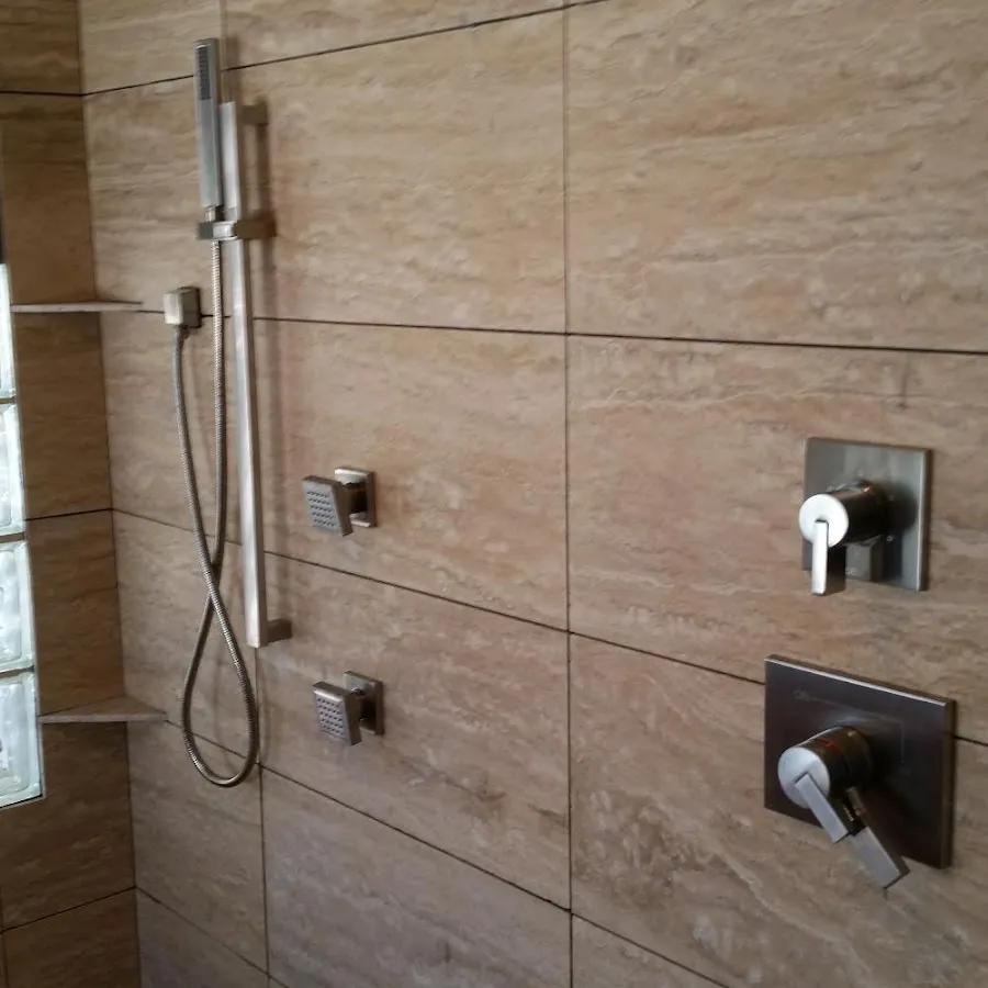 Shower fixture installation for Water Heater Replacement in Mission